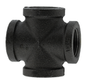 2" Cross - Black - Pack of 5