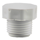1/2" Mipt Plug-Schedule 40 Pvc - Pack of 10