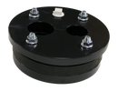 4-1/4" X 1-1/4" X 1" Double Hole Plastic Well Seal -Black - Pack of 16