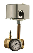 No Lead Brass 1" Check W/Tap In:(1)1/8"Out:(2)1/4"(1)1/8"Pl - Pack of 10