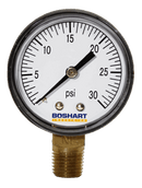 2" Plastic Gauge 1/8" Lm 0-60 - Pack of 100