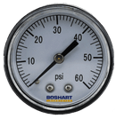 2" Plastic Gauge 1/4"Cbm 0-60 - Pack of 100