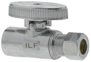 No Lead 3/8"Fpt X 3/8"Comp 1/4 Turn,Straight Supply Valve - Pack of 20