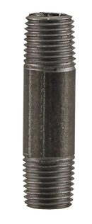 1/4" X 2" Nipple - Black - Pack of 25