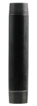 1-1/4" X 9" Nipple - Black - Pack of 15