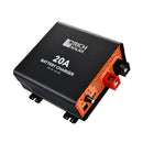 RICH SOLAR 12V 20A DC-DC Battery Charger for RV, Van, Boat, Off-Grid | Lithium & Lead-Acid Batteries