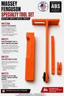 Massey Ferguson Hydraulic Lift Cover Specialty Tool Set — MF270B, MF271, MF272, MF273 — ABS Reproduction Tools — Made in USA