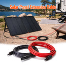 RICH SOLAR 10 Gauge Solar Panel Extension Cable with Male and Female Solar Connector Ends | Pair of 10AWG Red and Black Extension Wire with Connectors on Both Ends | Choose Cable Length: 10ft, 15ft, 20ft, 30ft, 50ft, 75ft, 100ft