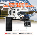 RICH SOLAR 10 Gauge Extension Cable to Connect Solar Panel to Charge Controller | Pair of 10AWG Red and Black Extension Wires for Solar Panel to Charge Controller | Choose Cable Length: 10ft, 20ft, 30ft