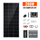 RICH SOLAR Complete 200W Solar Kit with Battery & Inverter | Off-Grid Solar Power System for RVs, Vans, Cabins & Backup Power | Complete Energy Solution