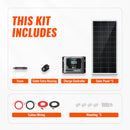 RICH SOLAR Basic 600 Watt Solar Kit | Solar Panel & Charge Controller Kit for RVs, Vans & Off-Grid Applications | Expandable Solar Charging