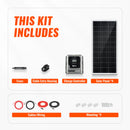 RICH SOLAR Basic 800 Watt Solar Kit | Solar Panel & Charge Controller Kit for RVs, Vans & Off-Grid Applications | Expandable Solar Charging