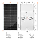 RICH SOLAR MEGA 250 | 250 Watt Solar Panel | Premier 12V Off-Grid Solar Panel for RVs, Vans, Boats | 25-Year Output Warranty | UL Certified