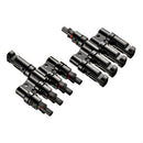RICH SOLAR Y Branch Parallel Connectors 4-to-1 | 4-to-1 Weatherproof Parallel Connectors for Solar Panels | Easy Install