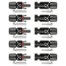 RICH SOLAR Solar Connectors | Solar Panel Connectors with Male and Female Connection | DIY