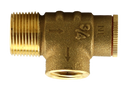 No Lead 3/4"Brass Relief Vlve Non-Adjustable - Set @ 75 Psi - Pack of 10