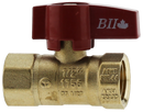 1/2" Comb. Handle Gas Ball Valve Red Handle - Pack of 10