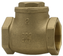 No Lead 2-1/2"Fpt Swing Check - Pack of 15