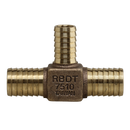 1" Ins X 1" Ins X 3/4" Ins Nl Bronze Tee - 6 Barb