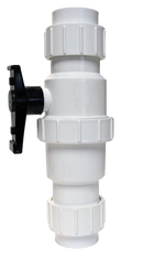2" Pvc Swng Chk B.V. Sluxslu Slip Union X Slip Union - Pack of 6