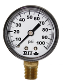 2" Plastic Gauge 1/8" Lm 0-60 - Pack of 100