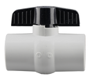 1-1/4" Fpt Pvc Ball Valve Dlx. Epdm Seat - Epdm Stem O-Ring - Pack of 100