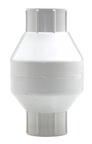 1-1/4" Pvc Spring Loaded C/V Threaded Npt - Pack of 6