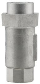 316s.S. 1" Dual Check Valve Single Union Fpt Connection