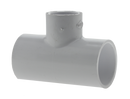 1-1/2" X 1-1/2" X 1" Slipxslip X Slip Red Tee - Sched 40 Pvc - Pack of 25