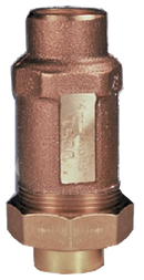 No Lead 3/4" Dual Check Valve Single Union Fpt Connection - Pack of 25