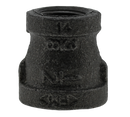 1/2" X 3/8" Red Coupling-Black - Pack of 40