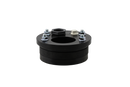 5" X 2" Single Hole Plastic Well Seal - Black - Pack of 8