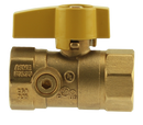 3/4"Fptx3/4"Fpt T-Handle Gas V With 1/8" Pilot Tap - Pack of 10