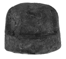 1/8" Cap - Galvanized - Pack of 100