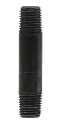1/4" X 2-1/2" Nipple - Black - Pack of 25