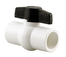 1" Slip Pvc Ball Valve Epdm Seat - Epdm Stem O-Ring - Pack of 96