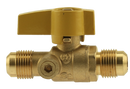1/2"Fl X 1/2"Fl. T-Handle Gas V With 1/8" Pilot Tap - Pack of 10