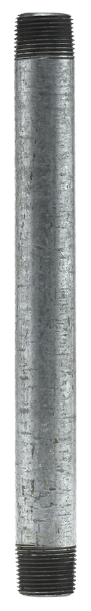 3/4" X 10" Nipple - Galvanized - Pack of 25