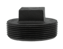 3" Sq. Plug - Black - Pack of 30