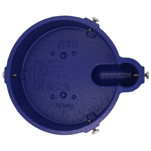 Boshart cast iron 6 inch watertight well cap