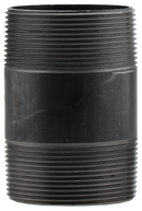 3" X 5" Nipple - Black - Pack of 12