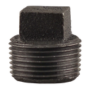 1/8" Sq. Plug - Black - Pack of 90