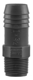 3/4" Mpt X 1" Insert Male Adapter - Pvc - Pack of 10