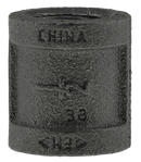 1/2" Coupling - Black - Pack of 60