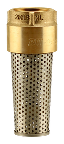 No Lead 3" Brass Foot Valve - Pack of 8