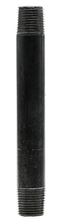 1/2" X 7" Nipple - Black - Pack of 25