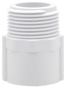 1-1/2" X 1-1/4" Mipt X Slip Red Male Adapter - Sched 40 Pvc - Pack of 5