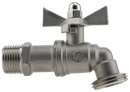 3/4" Mpt 1/4 Turn Hose Bibb - 304 Series S.S. (Ball Type) - Pack of 10