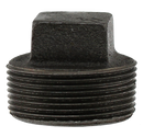 1-1/2" Solid Plug - Black - Pack of 24