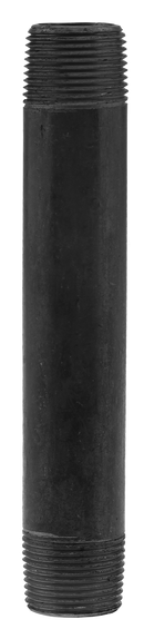 3/4" X 8" Nipple - Black - Pack of 25